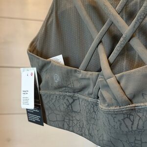 lululemon athletica Thread Dye Rover Black Crop Top